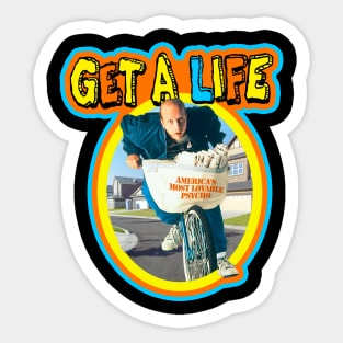 Get A Life // 90s Sitcom Sticker